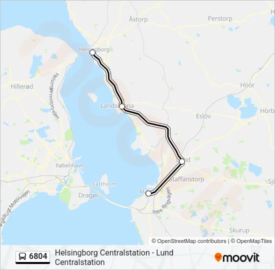 6804 Bus Line Map