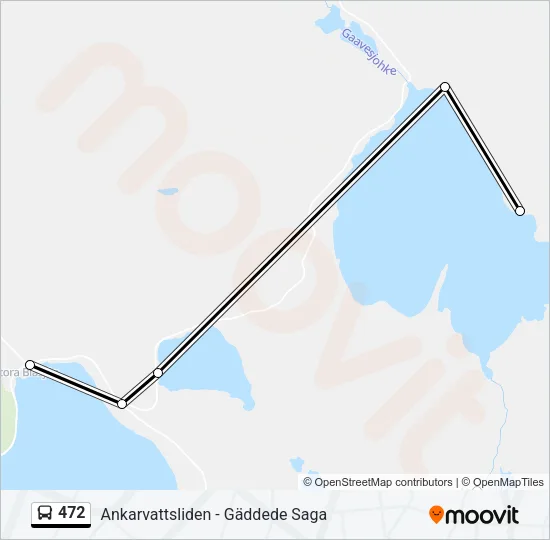 472 Bus Line Map