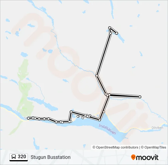 320 Bus Line Map