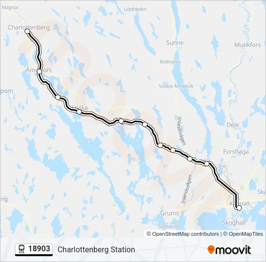 18903 Train Line Map