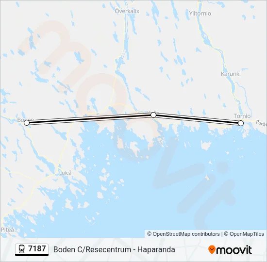 7187 Train Line Map