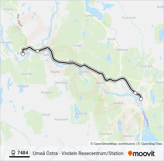 7484 Train Line Map