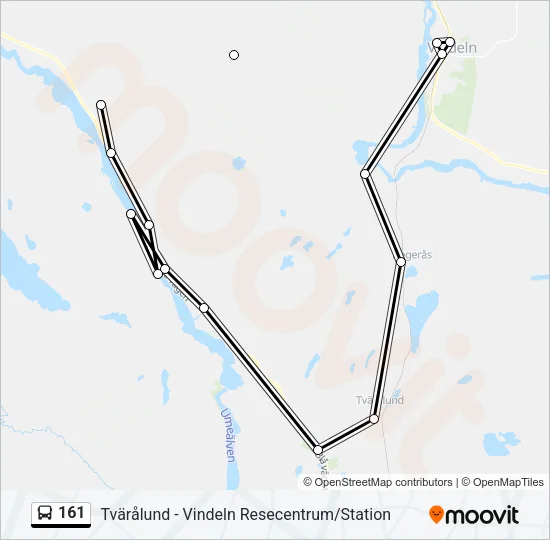 161 Bus Line Map