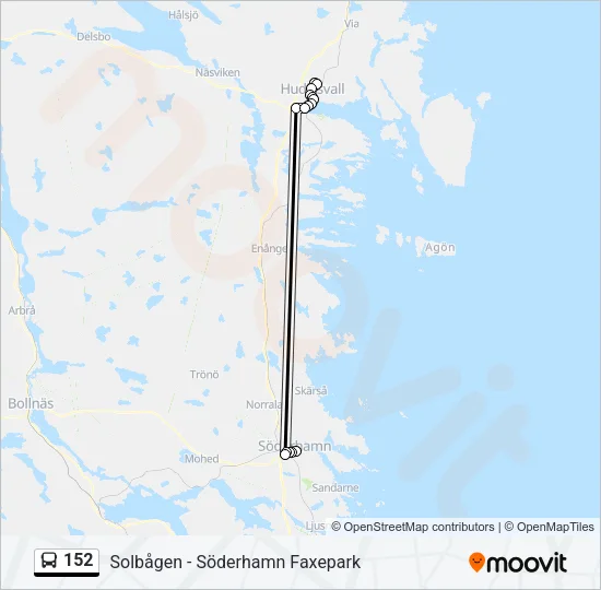 152  Line Map