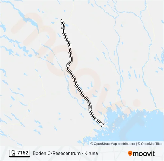7152 Train Line Map
