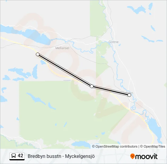 42 Bus Line Map