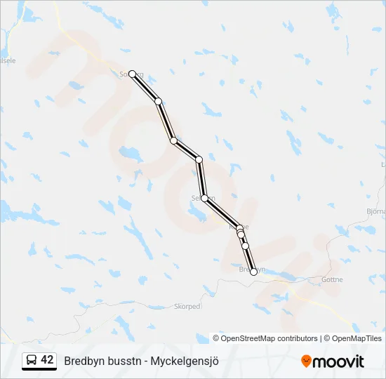 42 Bus Line Map