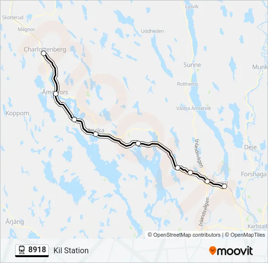 8918 Train Line Map