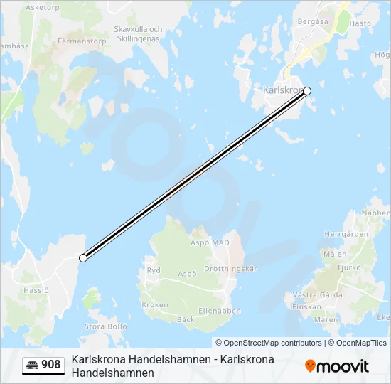 908 Ferry Line Map