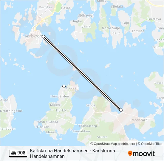 908 Ferry Line Map
