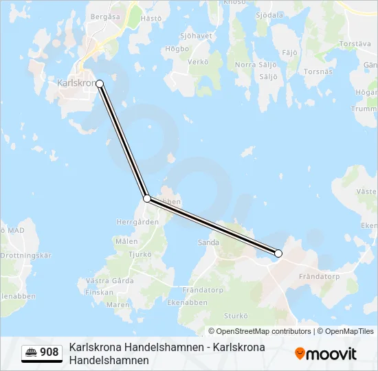 908 Ferry Line Map
