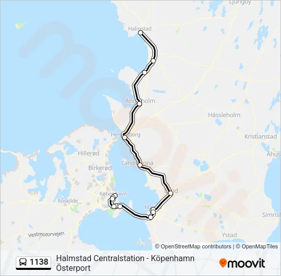 1138 Bus Line Map