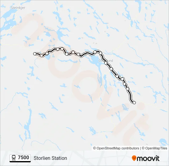 7500 Train Line Map