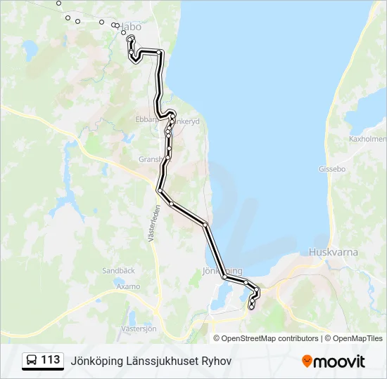 113  Line Map