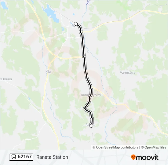 62167 Bus Line Map