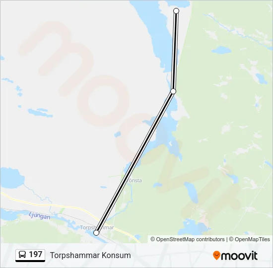 197 Bus Line Map