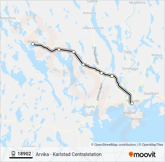 18902 Train Line Map