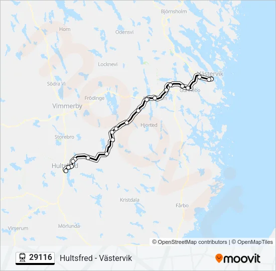 29116 Train Line Map