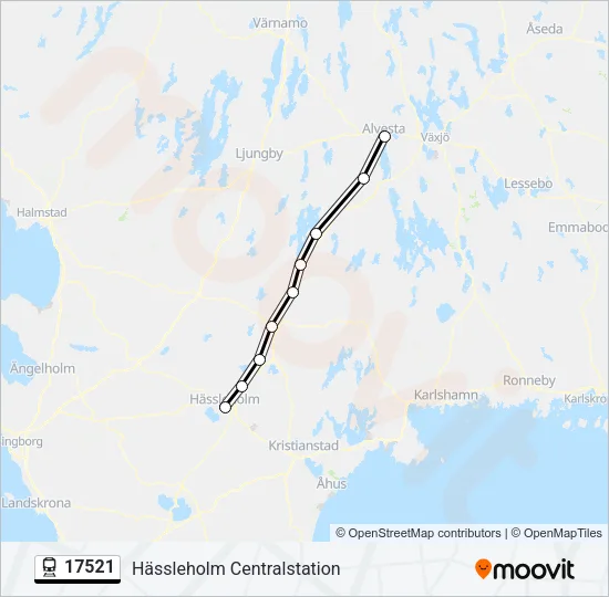 17521 Train Line Map
