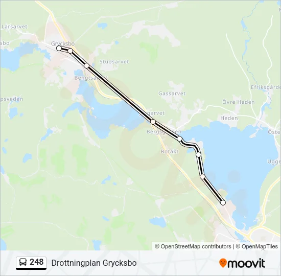 248 Bus Line Map