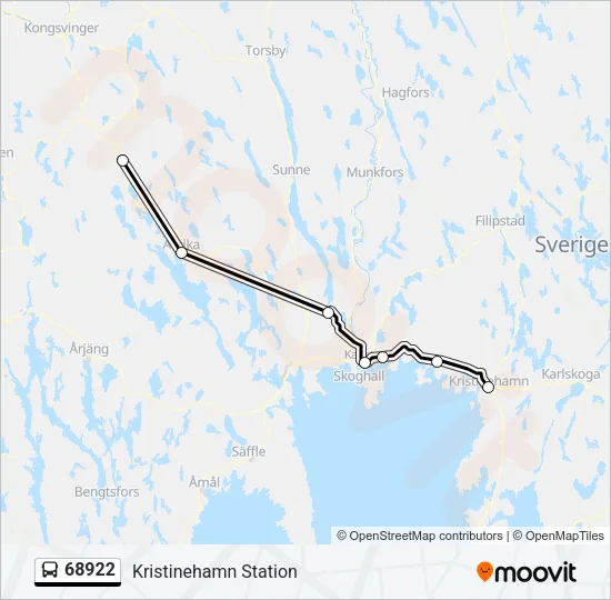68922 Bus Line Map