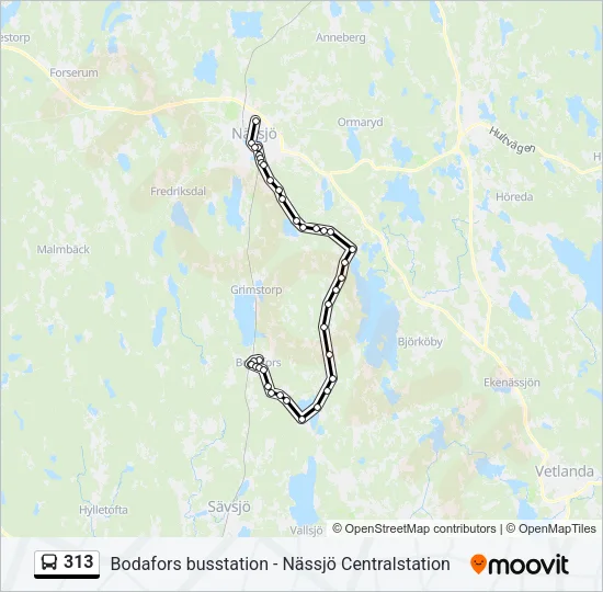 313  Line Map