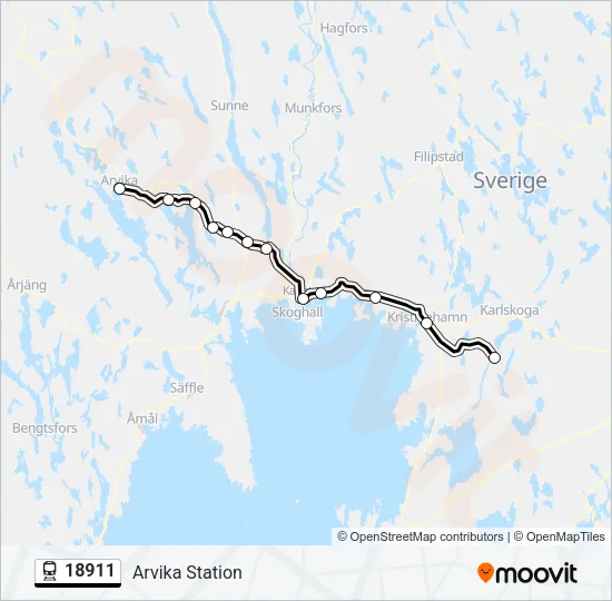 18911 Train Line Map