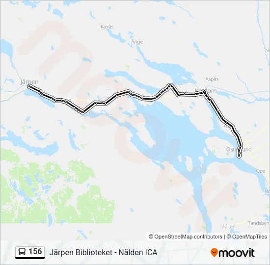 156 Bus Line Map