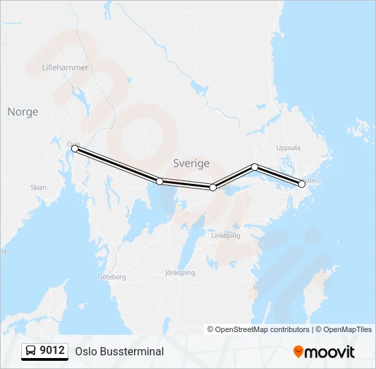 9012 Bus Line Map