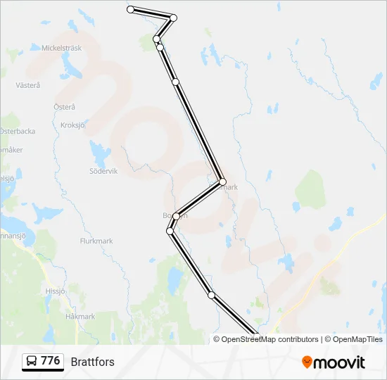 776 Route: Schedules, Stops & Maps - Brattfors (Updated)