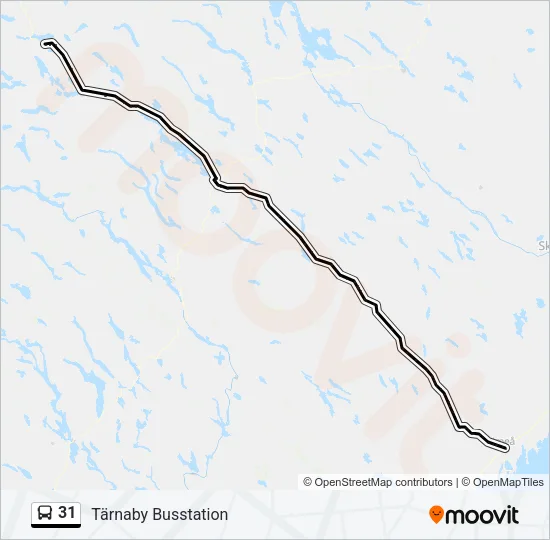 31 Bus Line Map