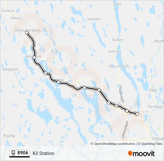 8906 Train Line Map