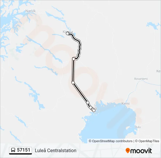 57151 Bus Line Map