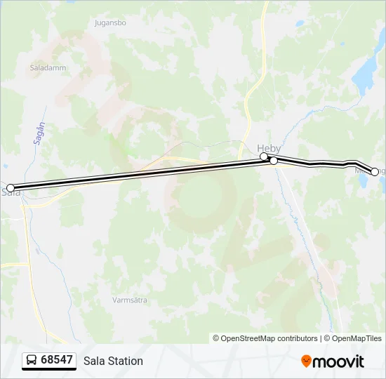 68547 Bus Line Map