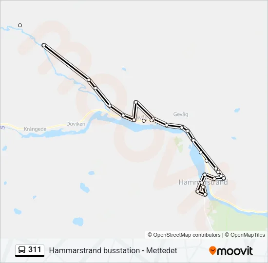 311 Bus Line Map