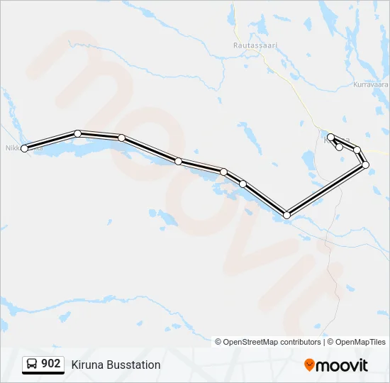 902 Bus Line Map