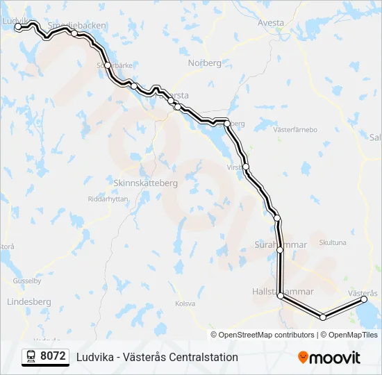 8072 Train Line Map