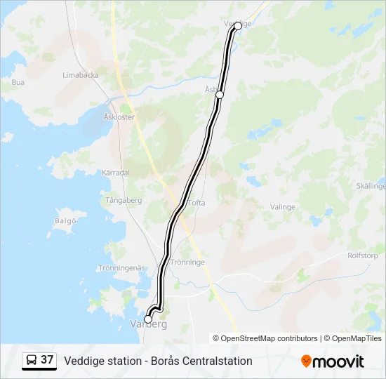 37  Line Map
