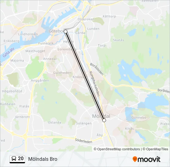 20  Line Map