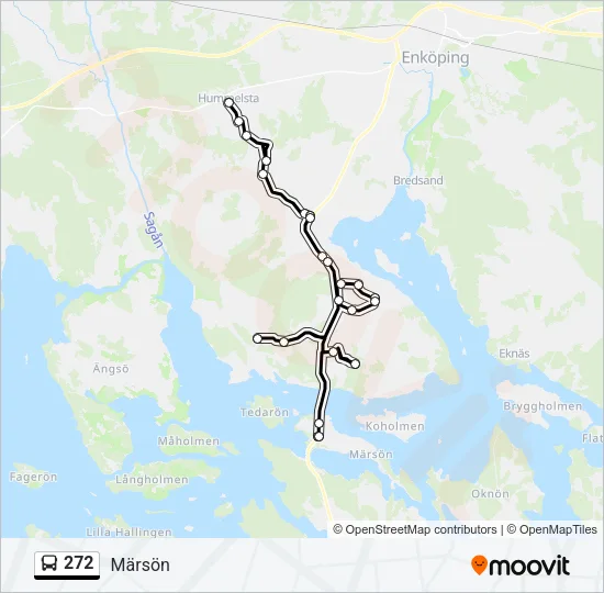 272 Bus Line Map