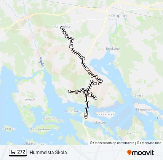 272 bus Line Map