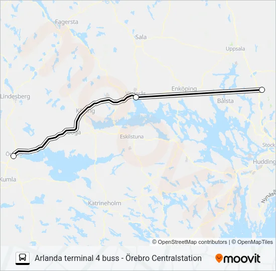 VY EXPRESS  Line Map