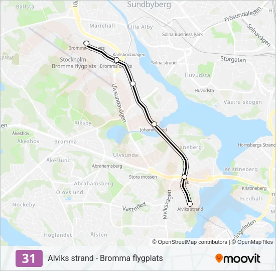 31 Light Rail Line Map