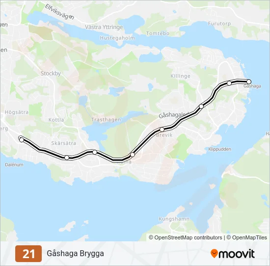 21 Light Rail Line Map