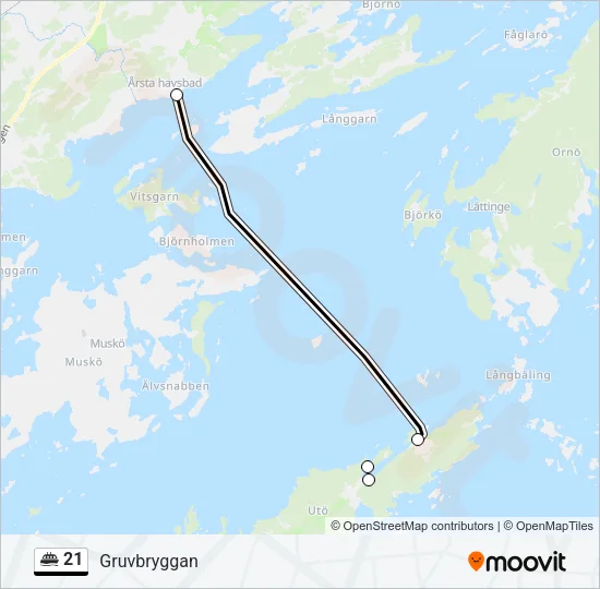 21 Ferry Line Map