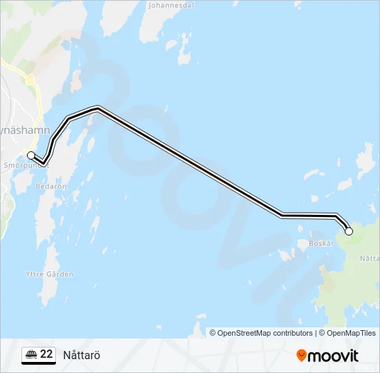 22 Ferry Line Map