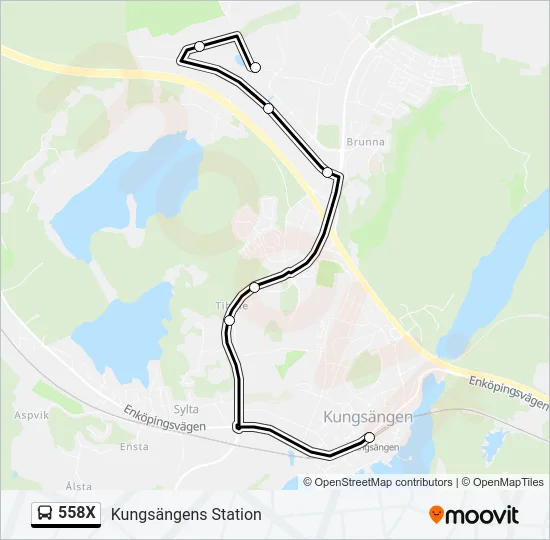 558X  Line Map