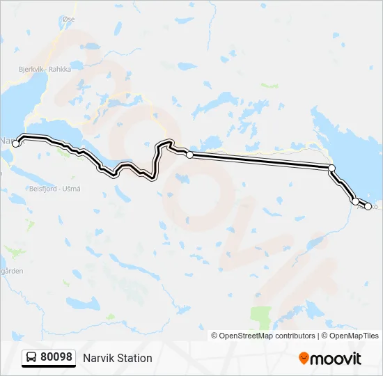 80098 Bus Line Map