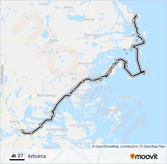 27 Ferry Line Map