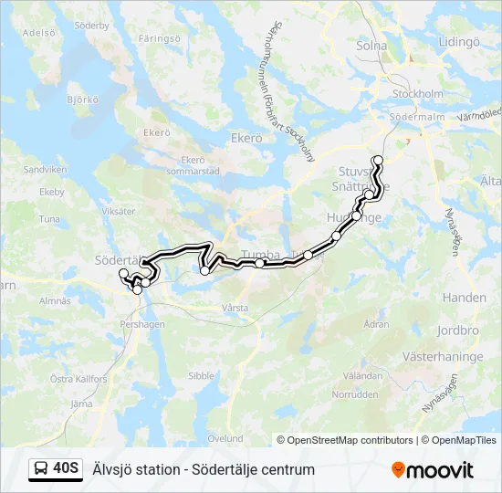 40S  Line Map